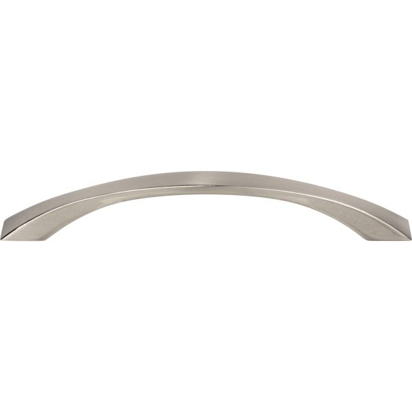 160 mm Center-to-Center Satin Nickel Flared Philip Cabinet Pull - Image 3