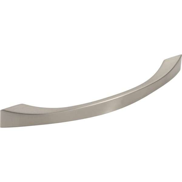 160 mm Center-to-Center Satin Nickel Flared Philip Cabinet Pull - Image 4