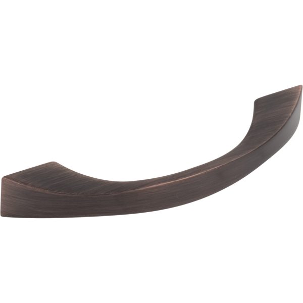 96 mm Center-to-Center Brushed Oil Rubbed Bronze Flared Philip Cabinet Pull - Image 4