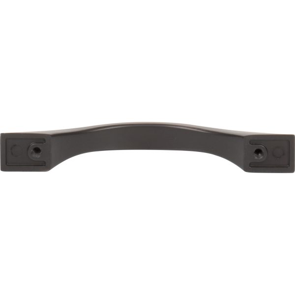 96 mm Center-to-Center Brushed Oil Rubbed Bronze Flared Philip Cabinet Pull - Image 5