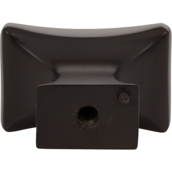 1-1/4" Overall Length Brushed Oil Rubbed Bronze Flared Philip Cabinet Knob - Image 5