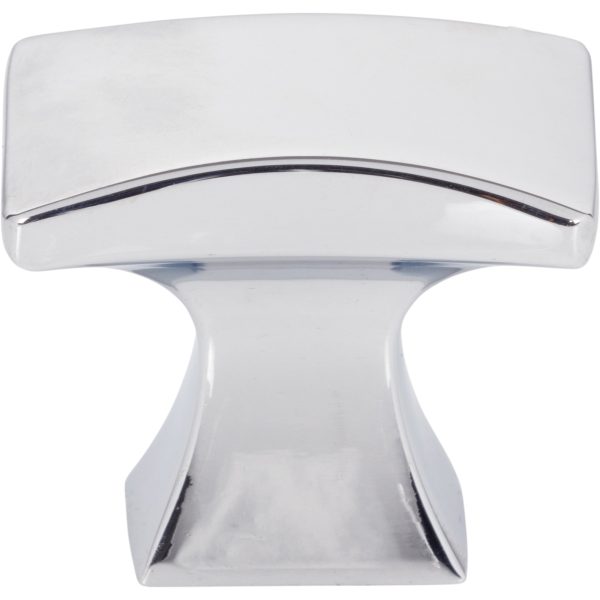 1-1/4" Overall Length Polished Chrome Flared Philip Cabinet Knob - Image 3