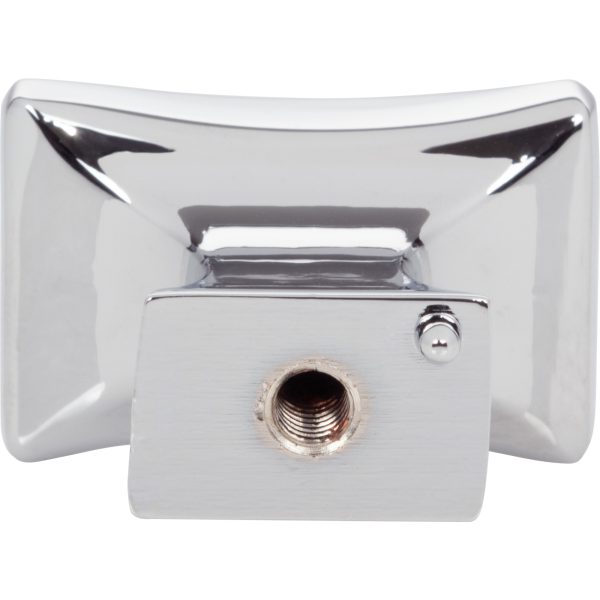 1-1/4" Overall Length Polished Chrome Flared Philip Cabinet Knob - Image 5