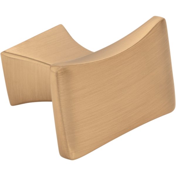 1-1/4" Overall Length Satin Bronze Flared Philip Cabinet Knob - Image 4