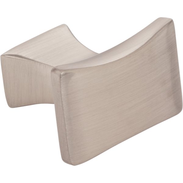 1-1/4" Overall Length Satin Nickel Flared Philip Cabinet Knob - Image 4