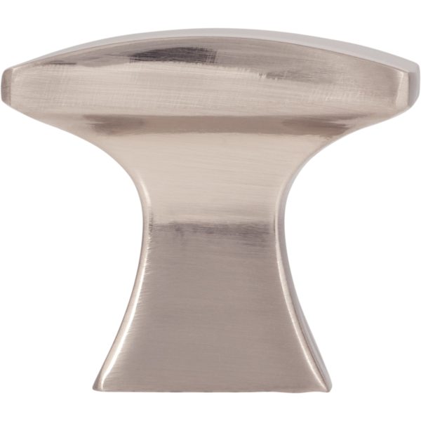1-1/4" Overall Length Satin Nickel Flared Philip Cabinet Knob - Image 6