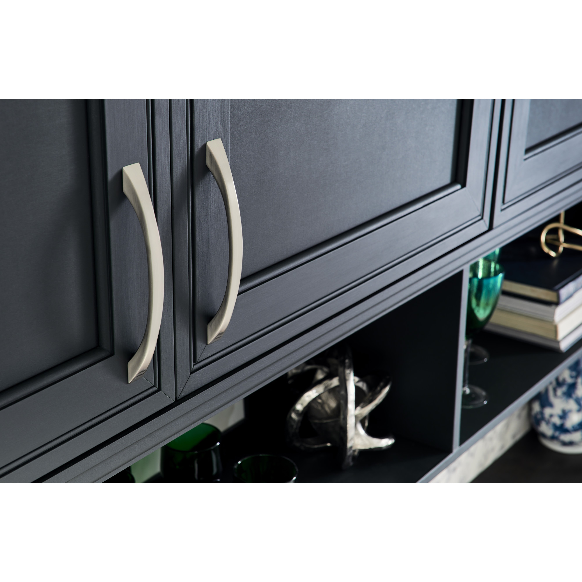 Philip Cabinet Knob in Satin Nickel