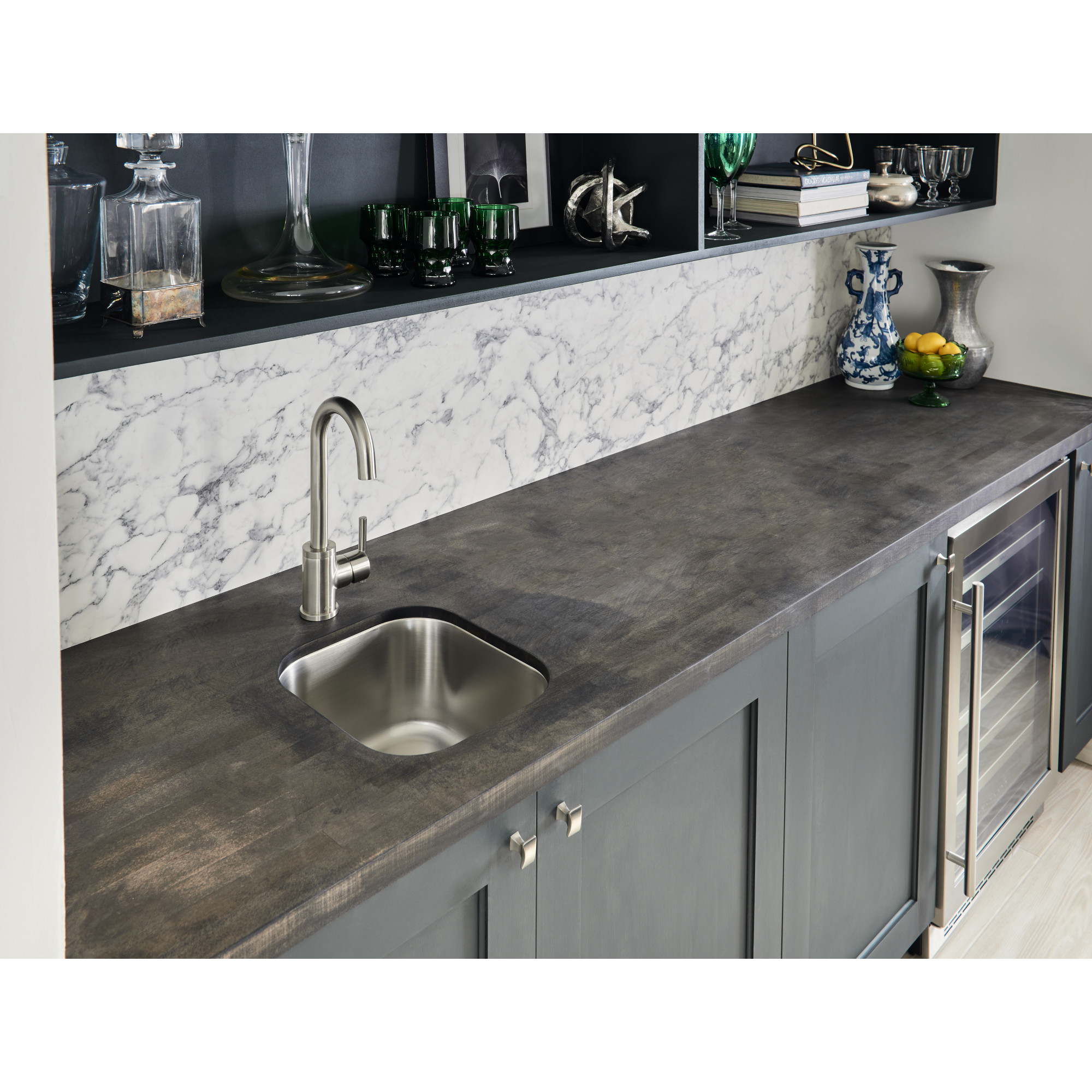 Philip Cabinet Knob in Satin Nickel