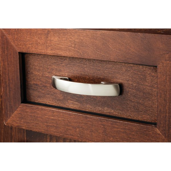 160 mm Center-to-Center Satin Nickel Arched Strickland Cabinet Pull - Image 4
