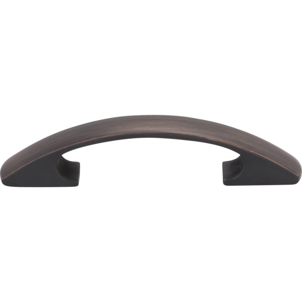 3" Center-to-Center Brushed Oil Rubbed Bronze Arched Strickland Cabinet Pull - Image 3