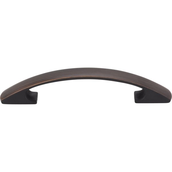 96 mm Center-to-Center Brushed Oil Rubbed Bronze Arched Strickland Cabinet Pull - Image 3