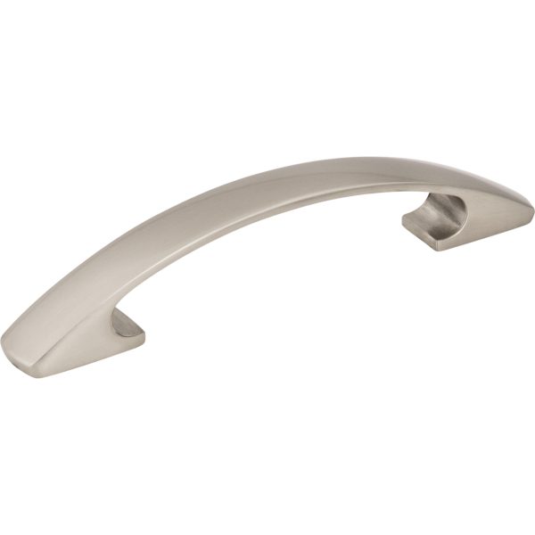 96 mm Center-to-Center Satin Nickel Arched Strickland Cabinet Pull
