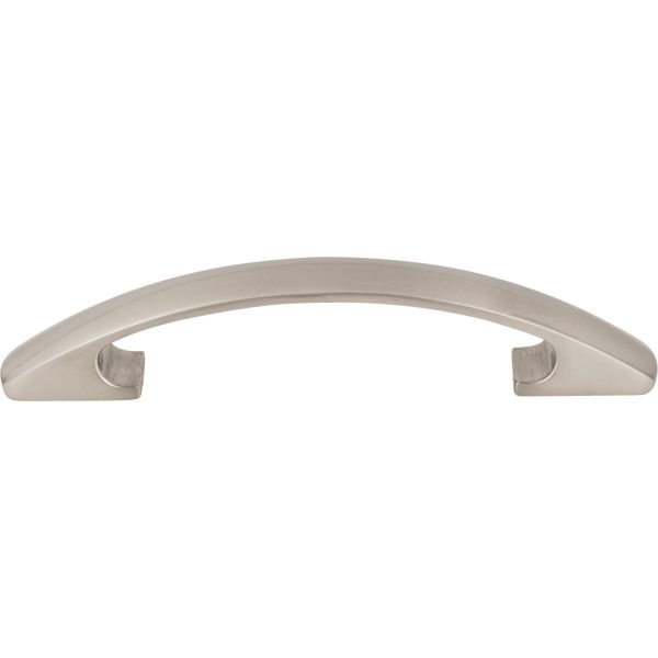 96 mm Center-to-Center Satin Nickel Arched Strickland Cabinet Pull - Image 3