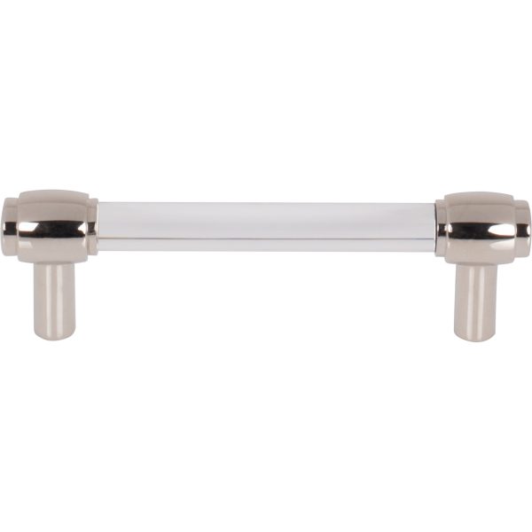96 mm Center-to-Center Polished Nickel Carmen Cabinet Bar Pull - Image 3