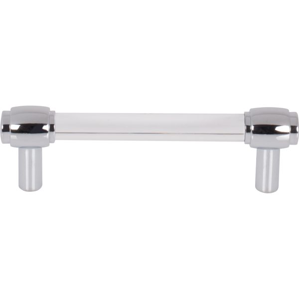 96 mm Center-to-Center Polished Chrome Carmen Cabinet Bar Pull - Image 3