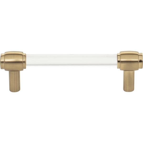 96 mm Center-to-Center Satin Bronze Carmen Cabinet Bar Pull - Image 3
