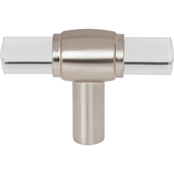 2" Satin Nickel Carmen Cabinet "T" Knob - Image 3