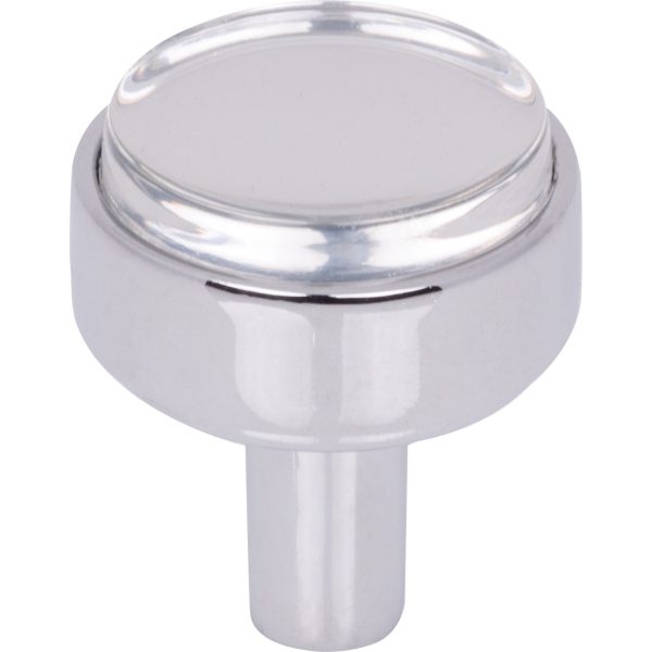 1-1/8" Diameter Polished Chrome Carmen Cabinet Knob