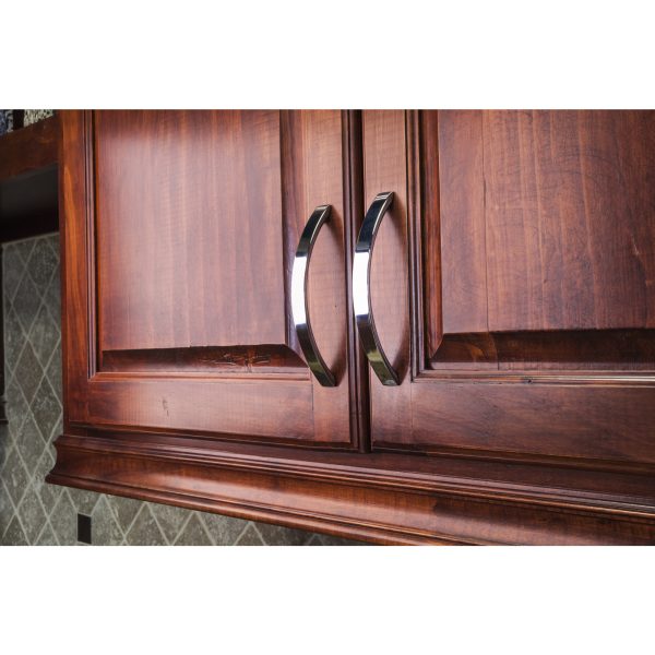 128 mm Center-to-Center Polished Chrome Arched Belfast Cabinet Pull - Image 4