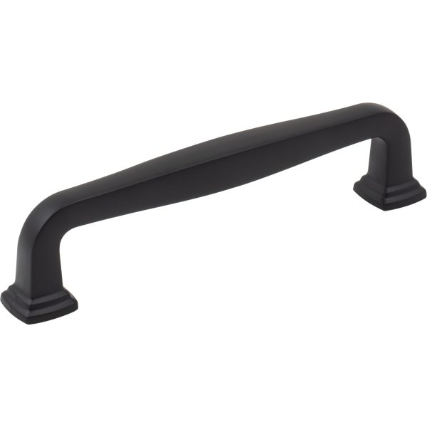 128 mm Center-to-Center Matte Black Fontana Cabinet Pull