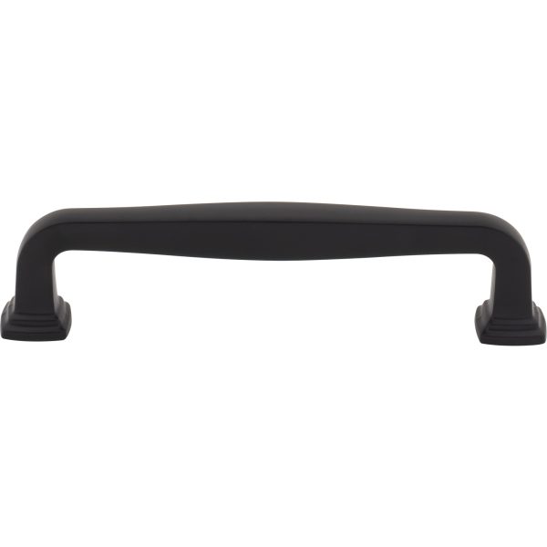 128 mm Center-to-Center Matte Black Fontana Cabinet Pull - Image 3