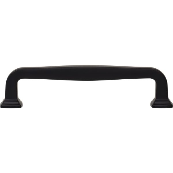 128 mm Center-to-Center Matte Black Fontana Cabinet Pull - Image 6