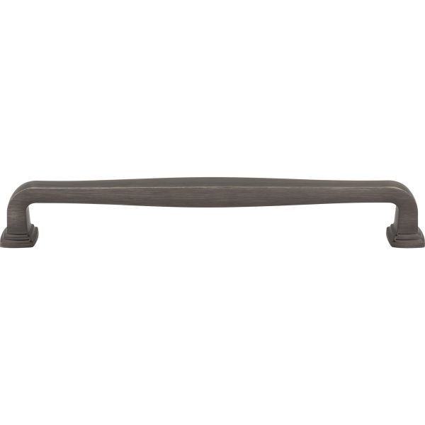 12" Center-to-Center Brushed Pewter Fontana Appliance Handle - Image 3