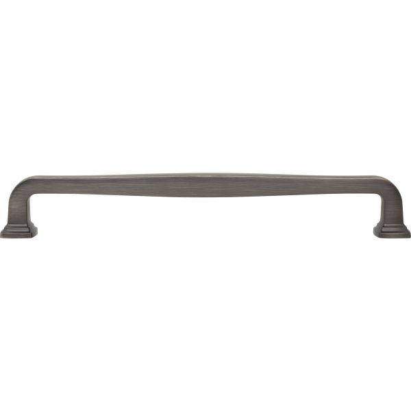 12" Center-to-Center Brushed Pewter Fontana Appliance Handle - Image 6