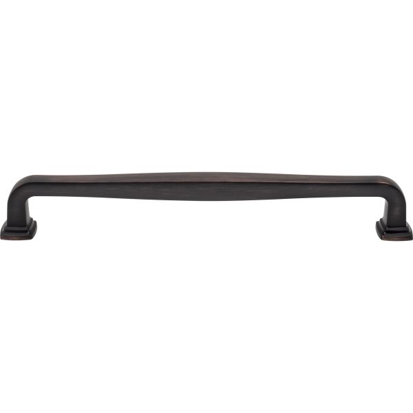 12" Center-to-Center Brushed Oil Rubbed Bronze Fontana Appliance Handle - Image 3