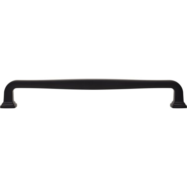 12" Center-to-Center Matte Black Fontana Appliance Handle - Image 6