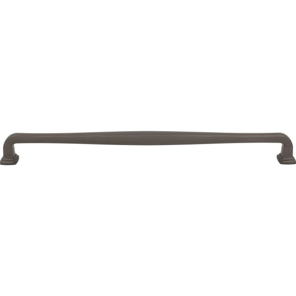 18" Center-to-Center Brushed Pewter Fontana Appliance Handle - Image 3