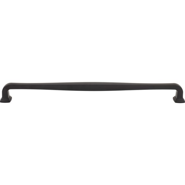 18" Center-to-Center Matte Black Fontana Appliance Handle - Image 3