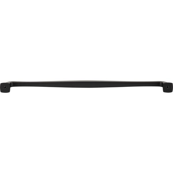 18" Center-to-Center Matte Black Fontana Appliance Handle - Image 5