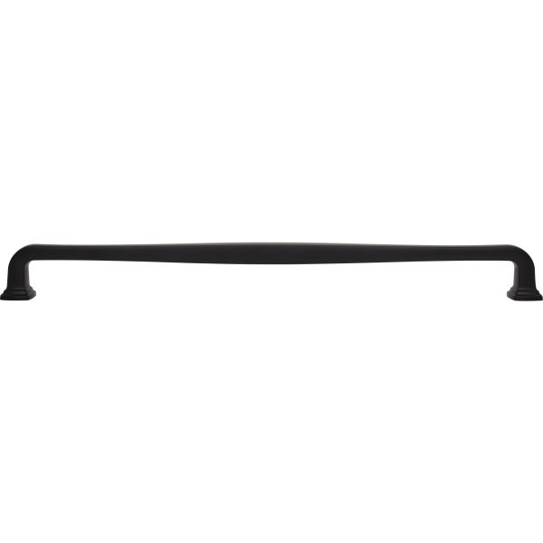 18" Center-to-Center Matte Black Fontana Appliance Handle - Image 6