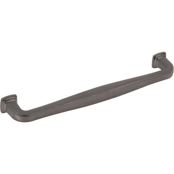 192 mm Center-to-Center Brushed Pewter Fontana Cabinet Pull - Image 4