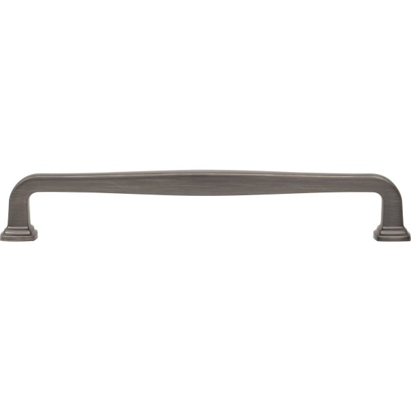 192 mm Center-to-Center Brushed Pewter Fontana Cabinet Pull - Image 6