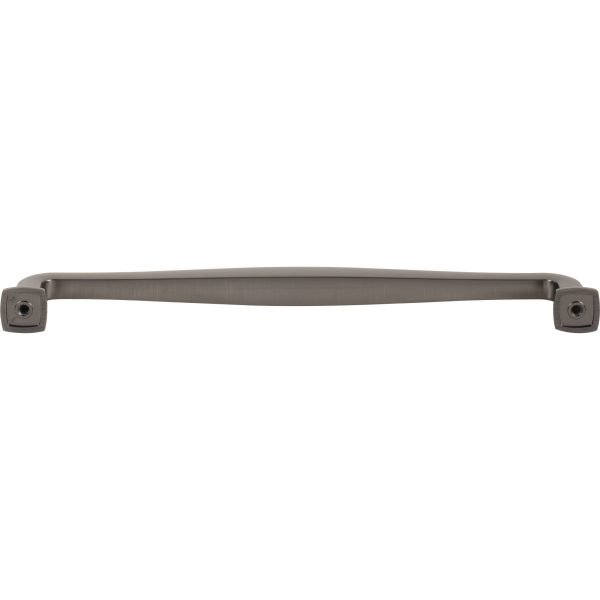 224 mm Center-to-Center Brushed Pewter Fontana Cabinet Pull - Image 5