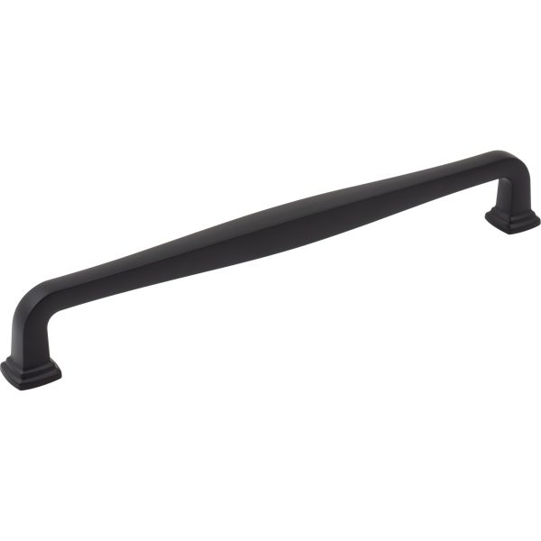 224 mm Center-to-Center Matte Black Fontana Cabinet Pull