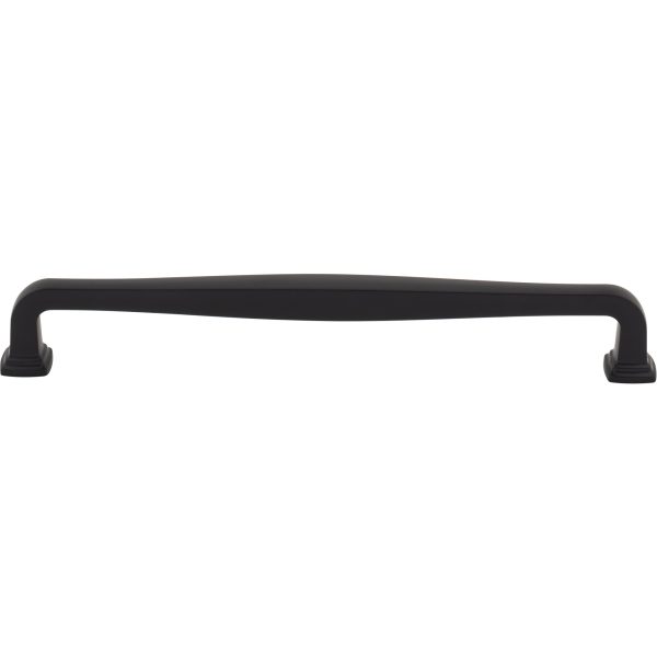224 mm Center-to-Center Matte Black Fontana Cabinet Pull - Image 3