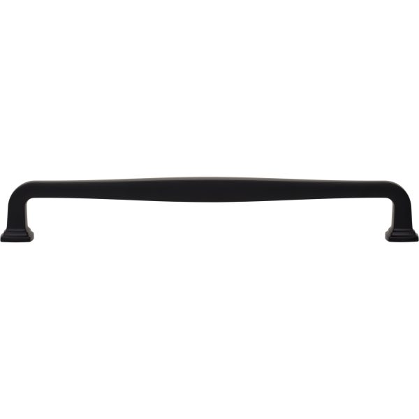 224 mm Center-to-Center Matte Black Fontana Cabinet Pull - Image 6
