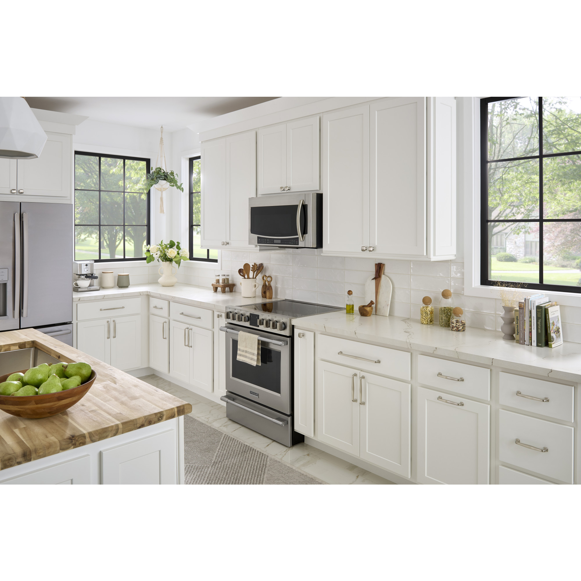 Fontana Cabinet Pull in Satin Nickel