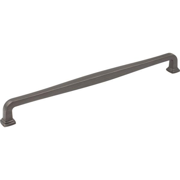 305 mm Center-to-Center Brushed Pewter Fontana Cabinet Pull