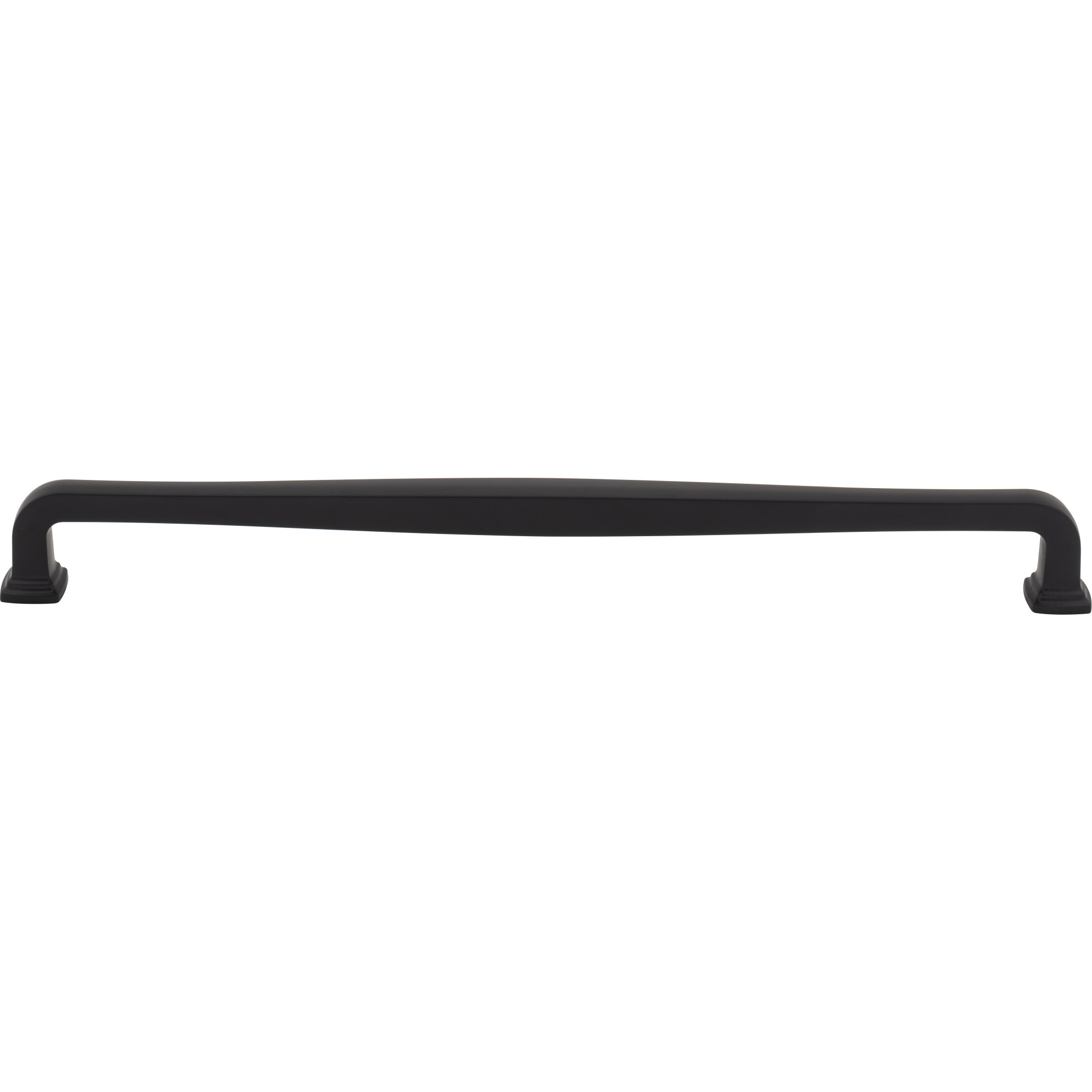 305 mm Center-to-Center Matte Black Fontana Cabinet Pull - Image 3