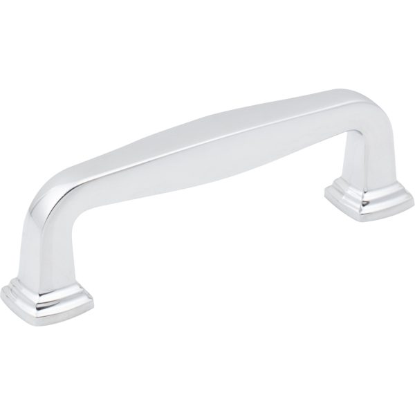 96 mm Center-to-Center Polished Chrome Fontana Cabinet Pull