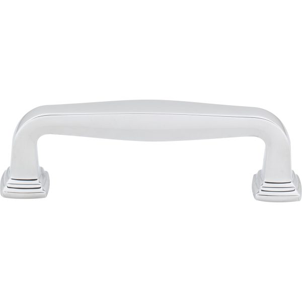 96 mm Center-to-Center Polished Chrome Fontana Cabinet Pull - Image 3