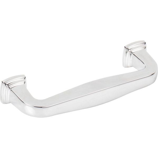96 mm Center-to-Center Polished Chrome Fontana Cabinet Pull - Image 4
