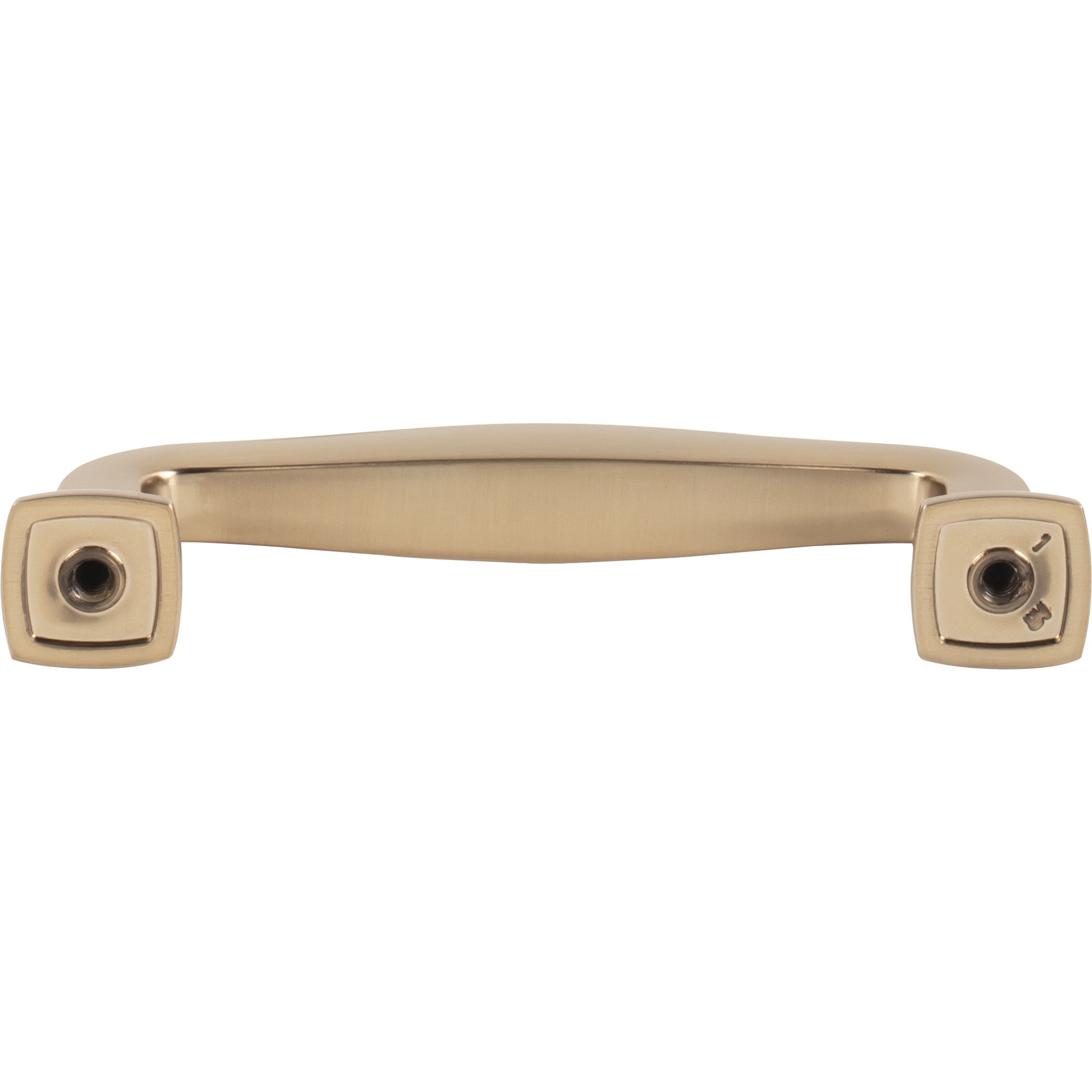 96 mm Center-to-Center Satin Bronze Fontana Cabinet Pull - Image 5