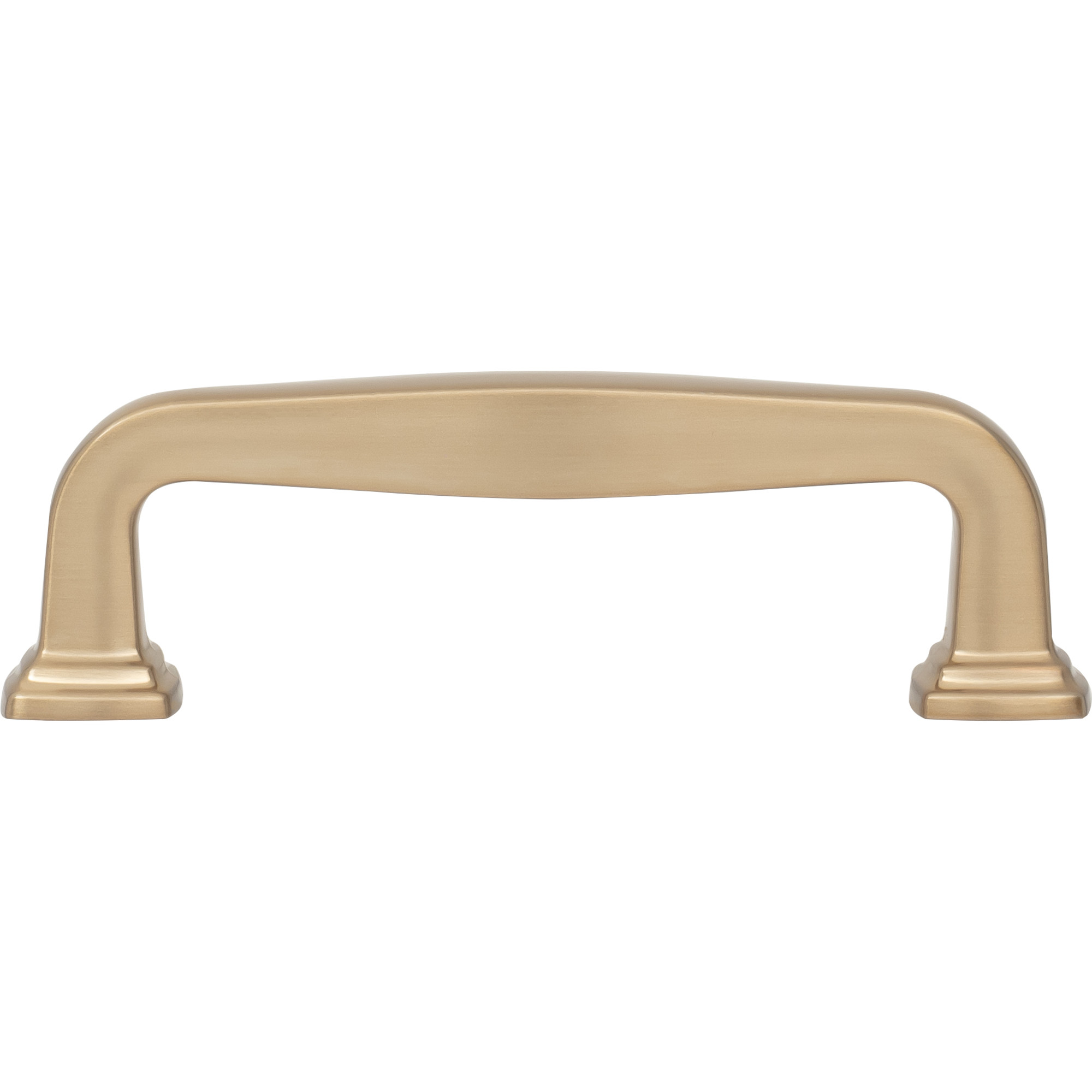 96 mm Center-to-Center Satin Bronze Fontana Cabinet Pull - Image 6