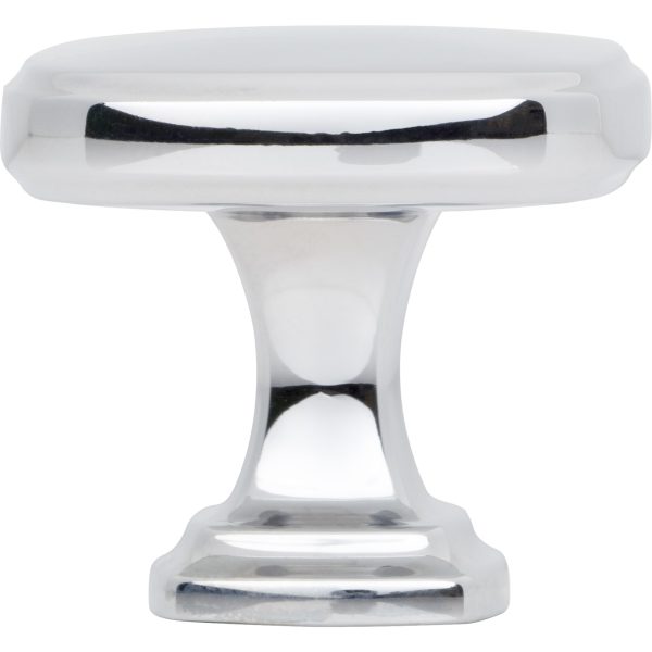 1-3/8" Overall Length Polished Chrome Fontana Cabinet Knob - Image 6