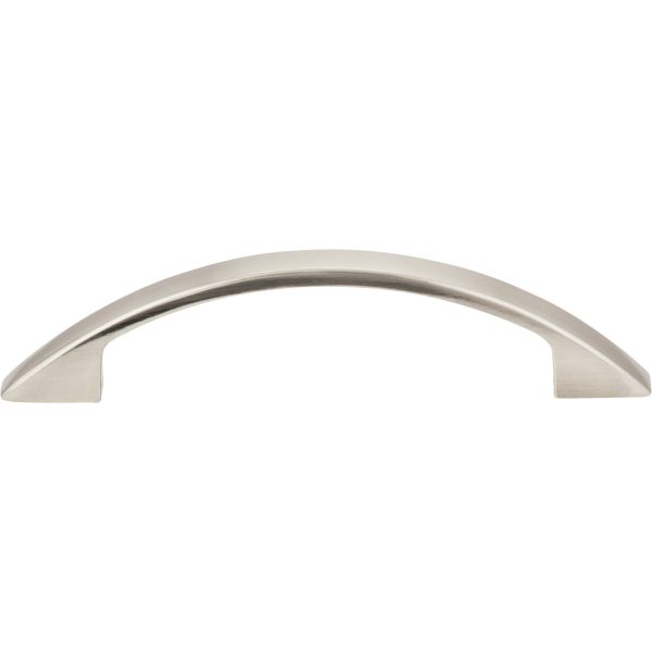 96 mm Center-to-Center Satin Nickel Arched Somerset Cabinet Pull - Image 3